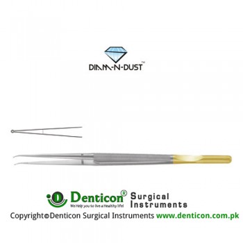 Diam-n-Dust™ Micro Ring Forcep Straight - With Counter Balance Stainless Steel, 15 cm - 6" Diameter 1.0 mm Ø